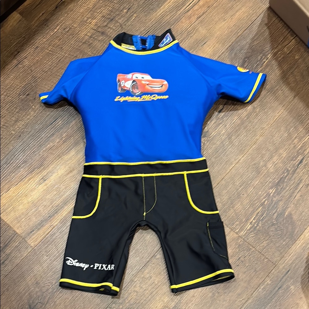 Kids Swim Suit - Blue and Black